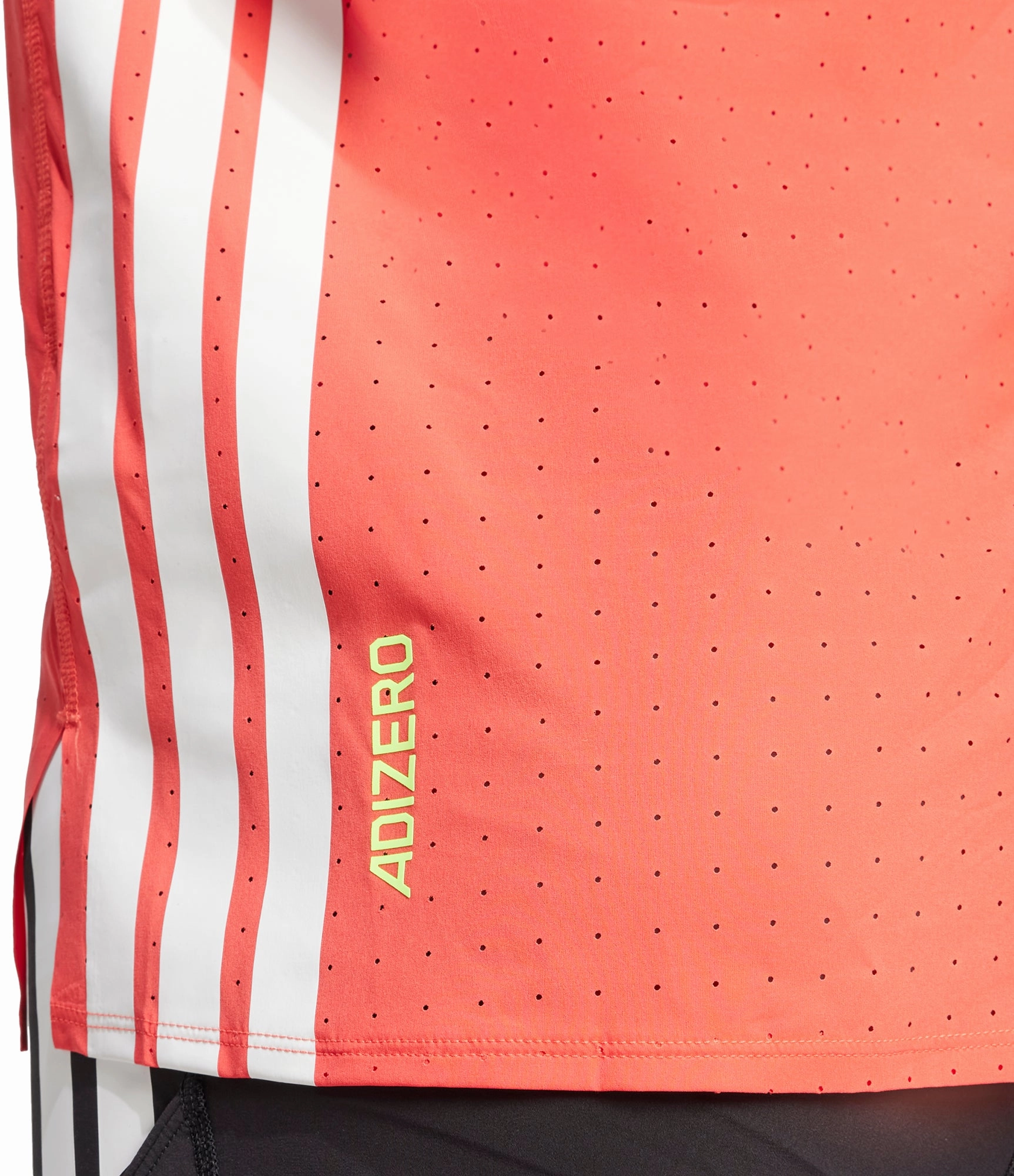 Seasonal Smart adidas Adizero Short Sleeve Mens Running Top - Red