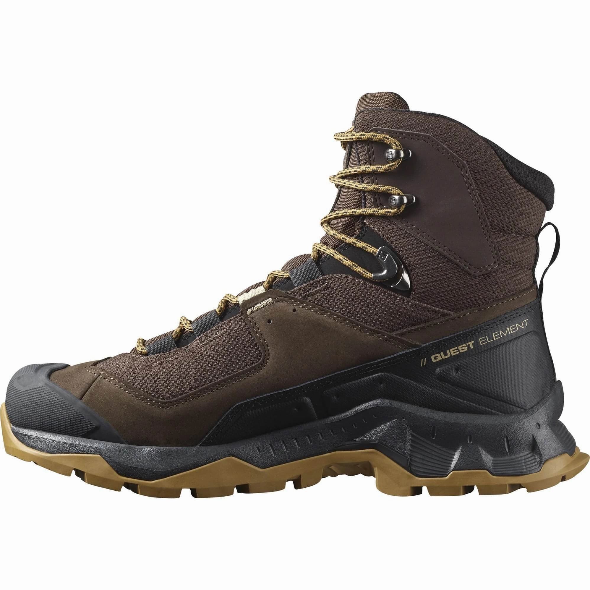 Light Hiking well made Salomon Quest Element GORE-TEX Mens Walking Boots - Brown