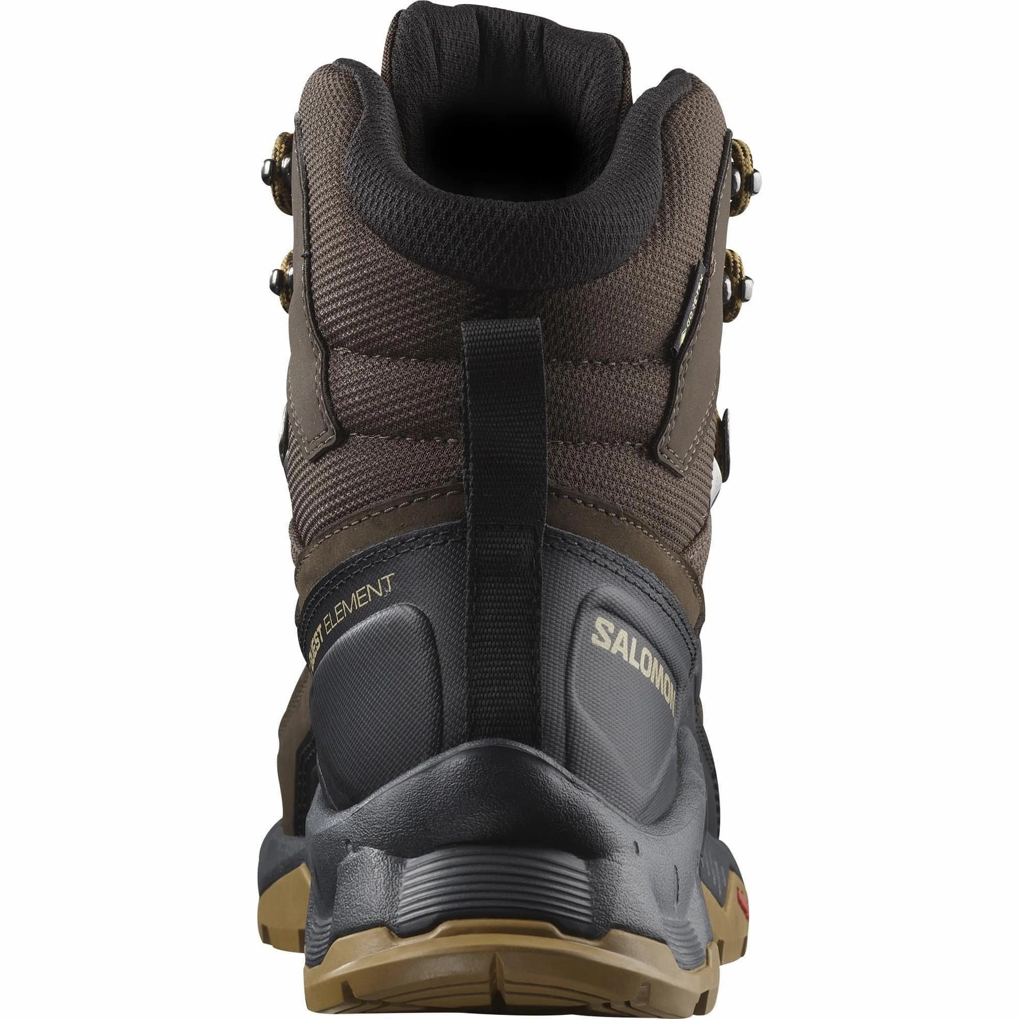 Salomon Quest Element GORE-TEX Mens Walking Boots - Brown Ultimate Trek Anti Bacterial