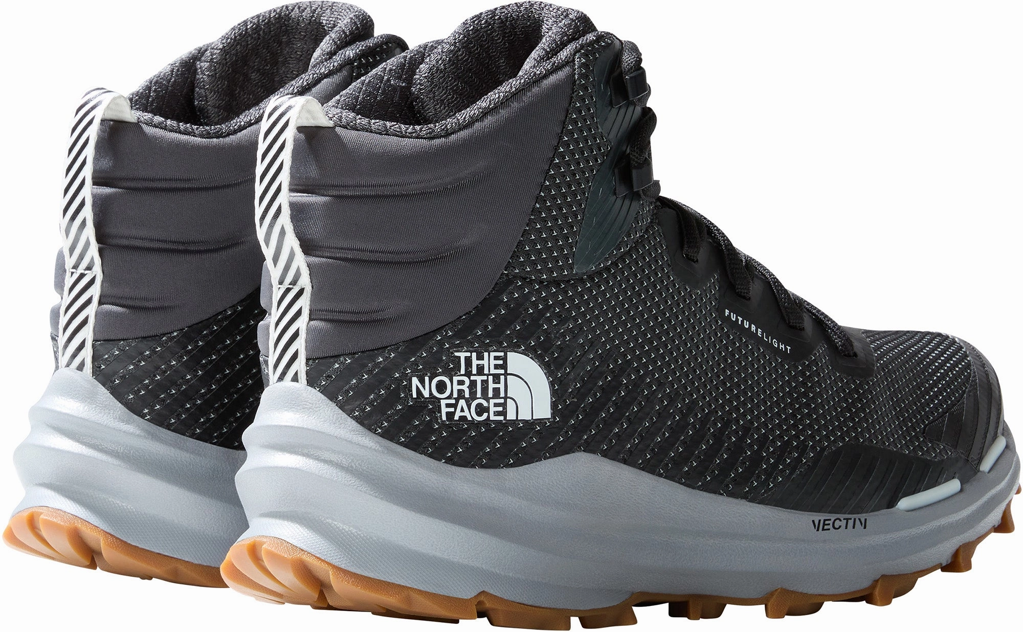 Heavy Cushioning Resistant Footwear The North Face Vectiv FastPack Mid FutureLight Womens Walking Boots - Grey