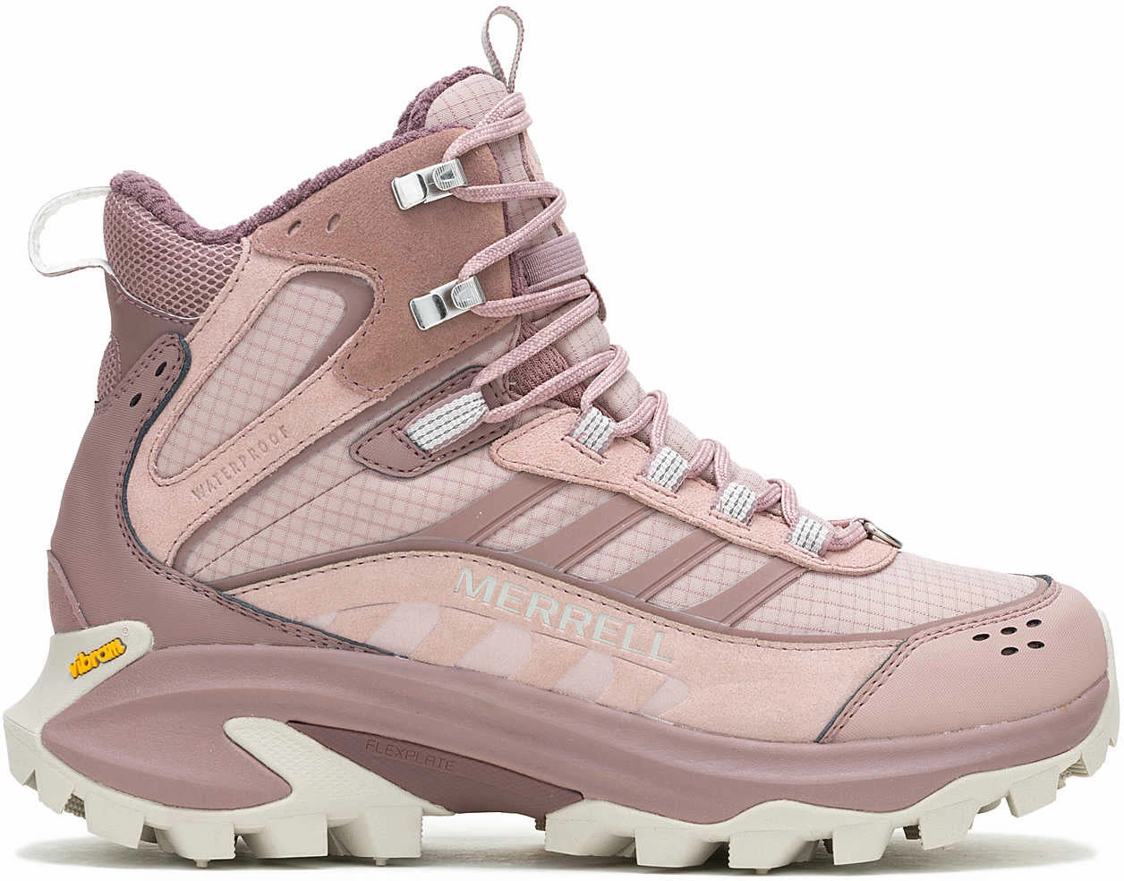 Unisex style Merrell Moab Speed 2 Thermo Mid Waterproof Womens Walking Boots - Pink