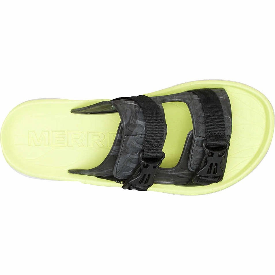 Merrell Hut Ultra Wrap Mens Sandals - Black Ultimate Trekking Mesh Lining