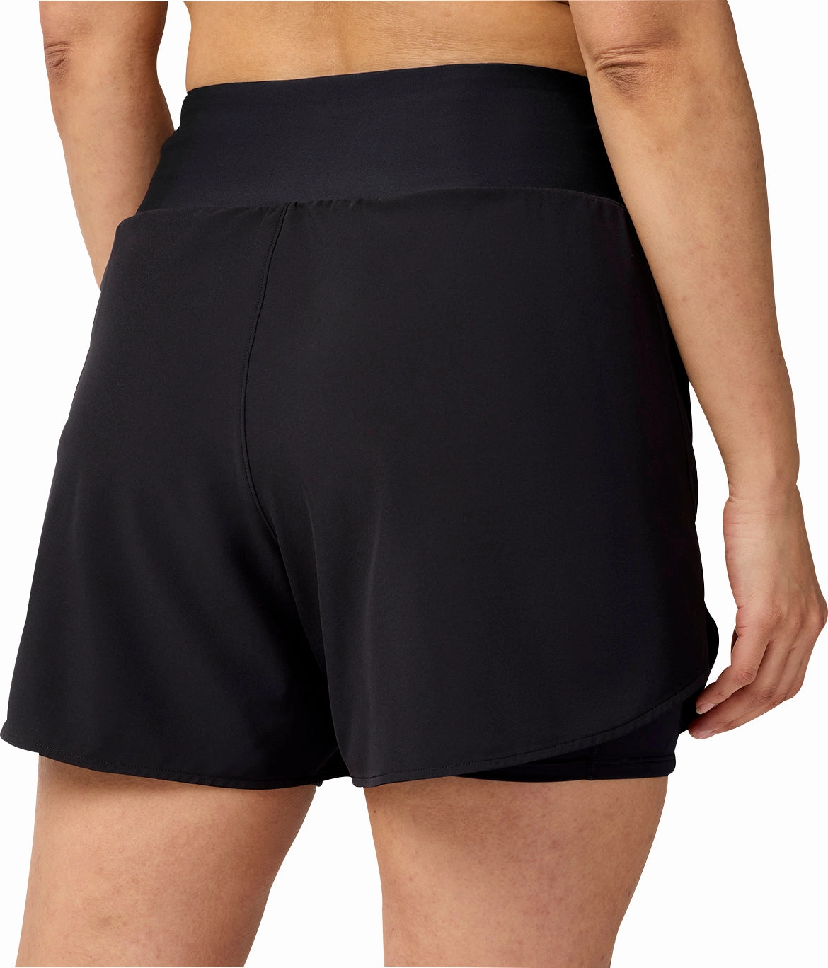 Brooks 5 Inch Chaser 2 In 1 Womens Running Shorts - Black Fit Flex