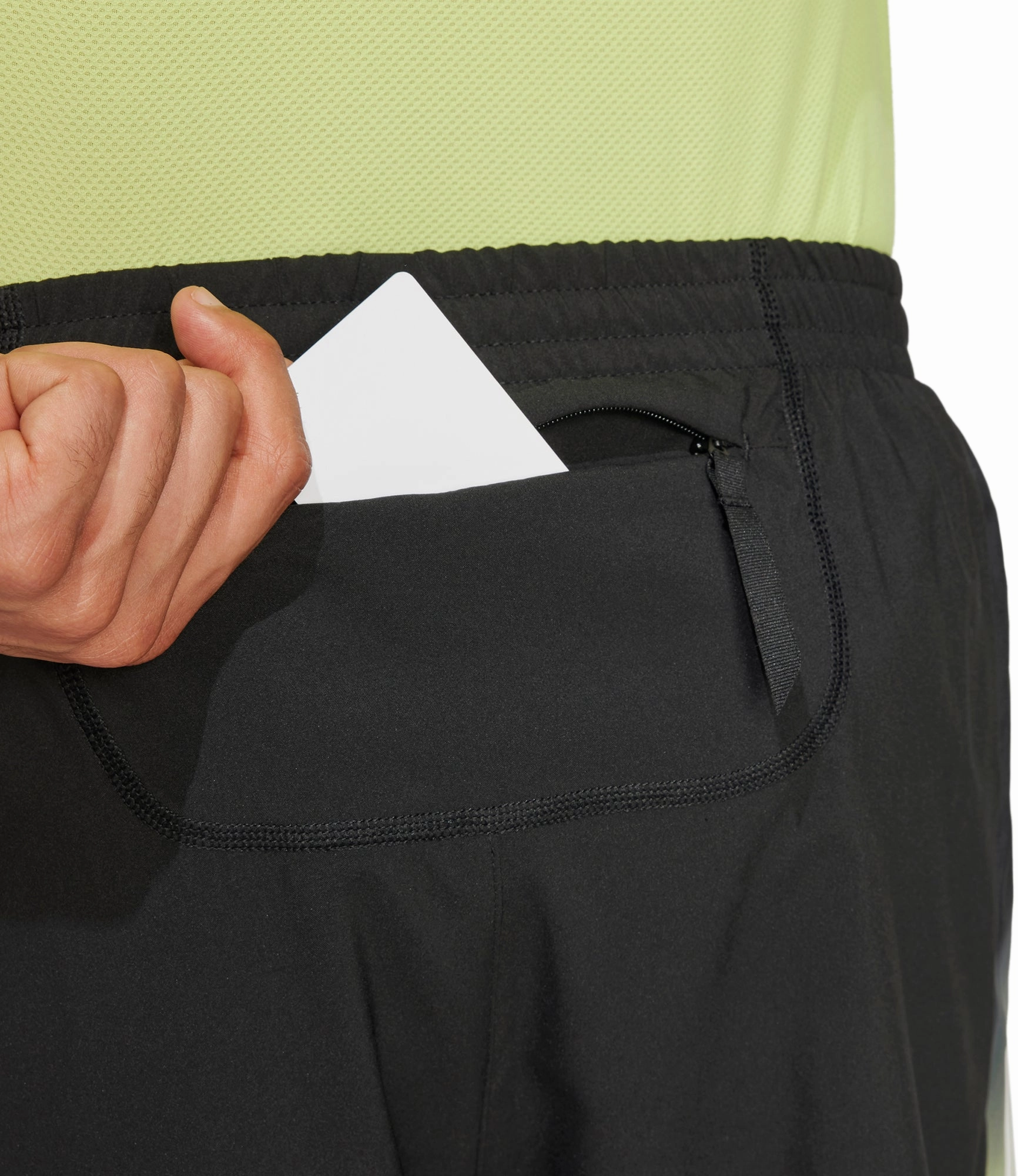 adidas Own The Run Colour Block 7 Inch Mens Running Shorts - Black TearResistantBuild