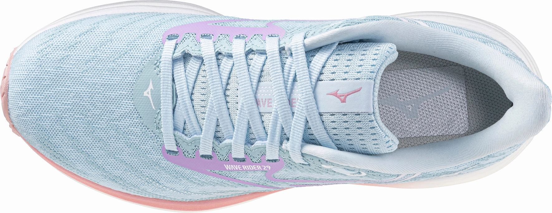 Mizuno Wave Rider 29 Womens Running Shoes - Blue Layered Comfort