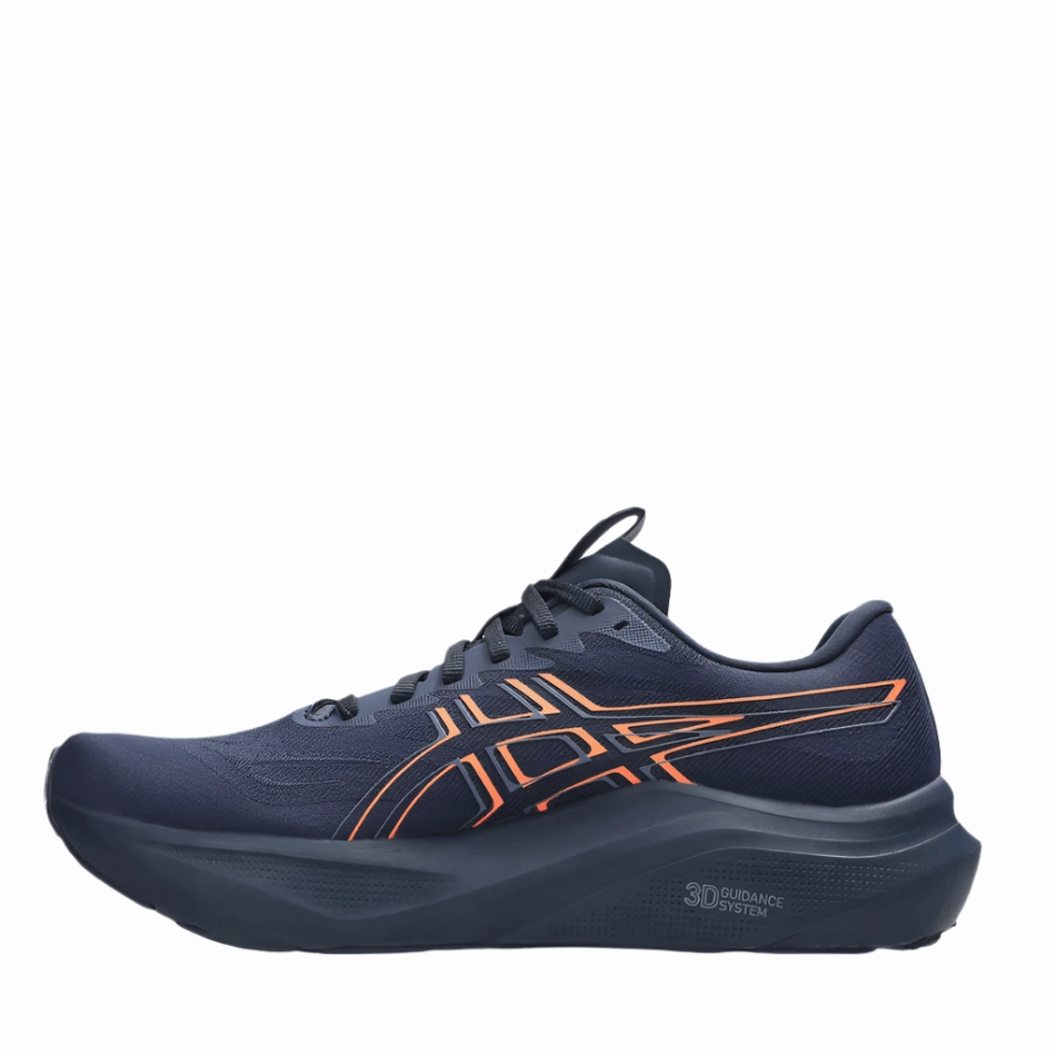 Anti   Blister ASICS Men's GT-2000 v14 Running Shoes in Midnight/Vivid Coral AW25