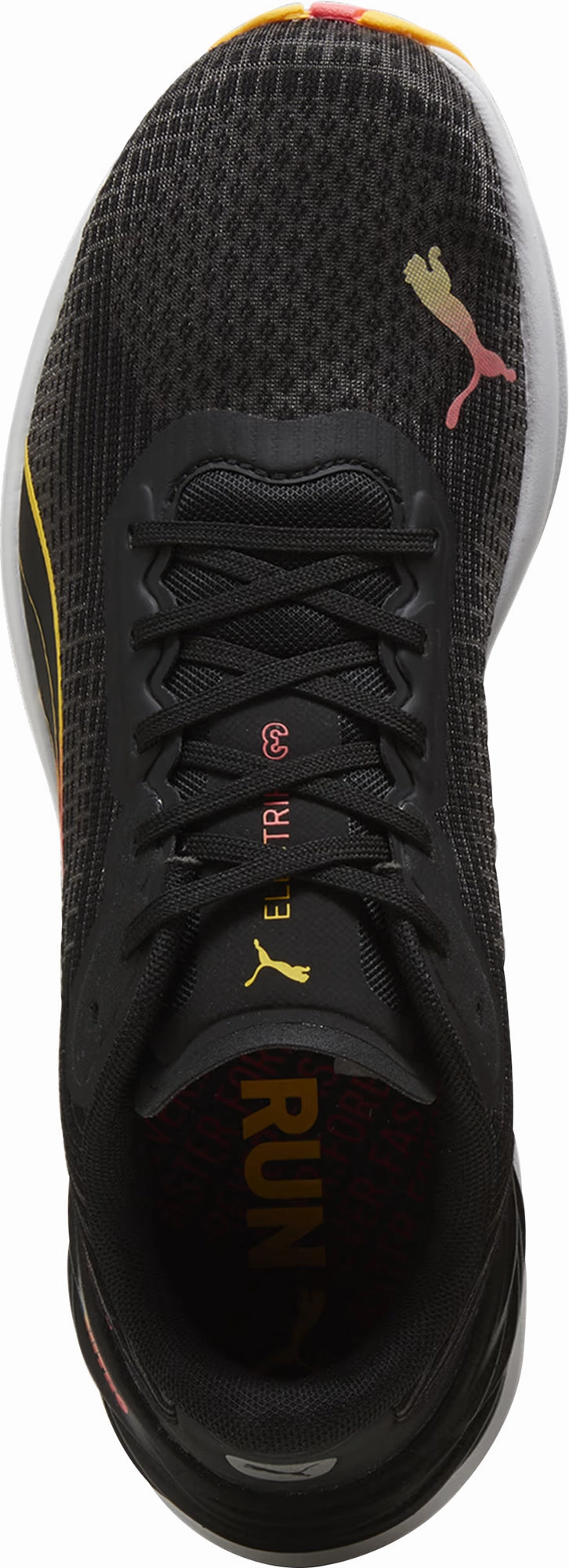 Shock   Dispersion Long Walk Puma Electrify Nitro 3 Mens Running Shoes - Black