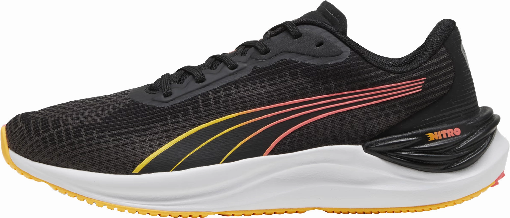 Puma Electrify Nitro 3 Mens Running Shoes - Black Torsional Stability Feature