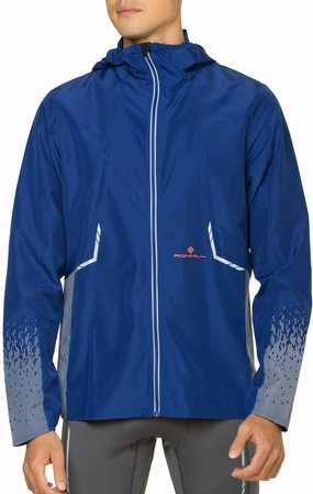 Ronhill Tech Reflect Mens Running Jacket - Blue Casual Comfort
