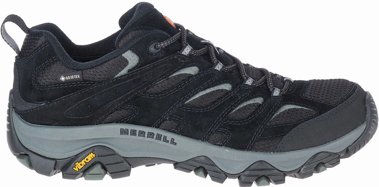 Merrell Moab 3 GORE-TEX Mens Walking Shoes - Black Unisex Design Reactive Transition Tech