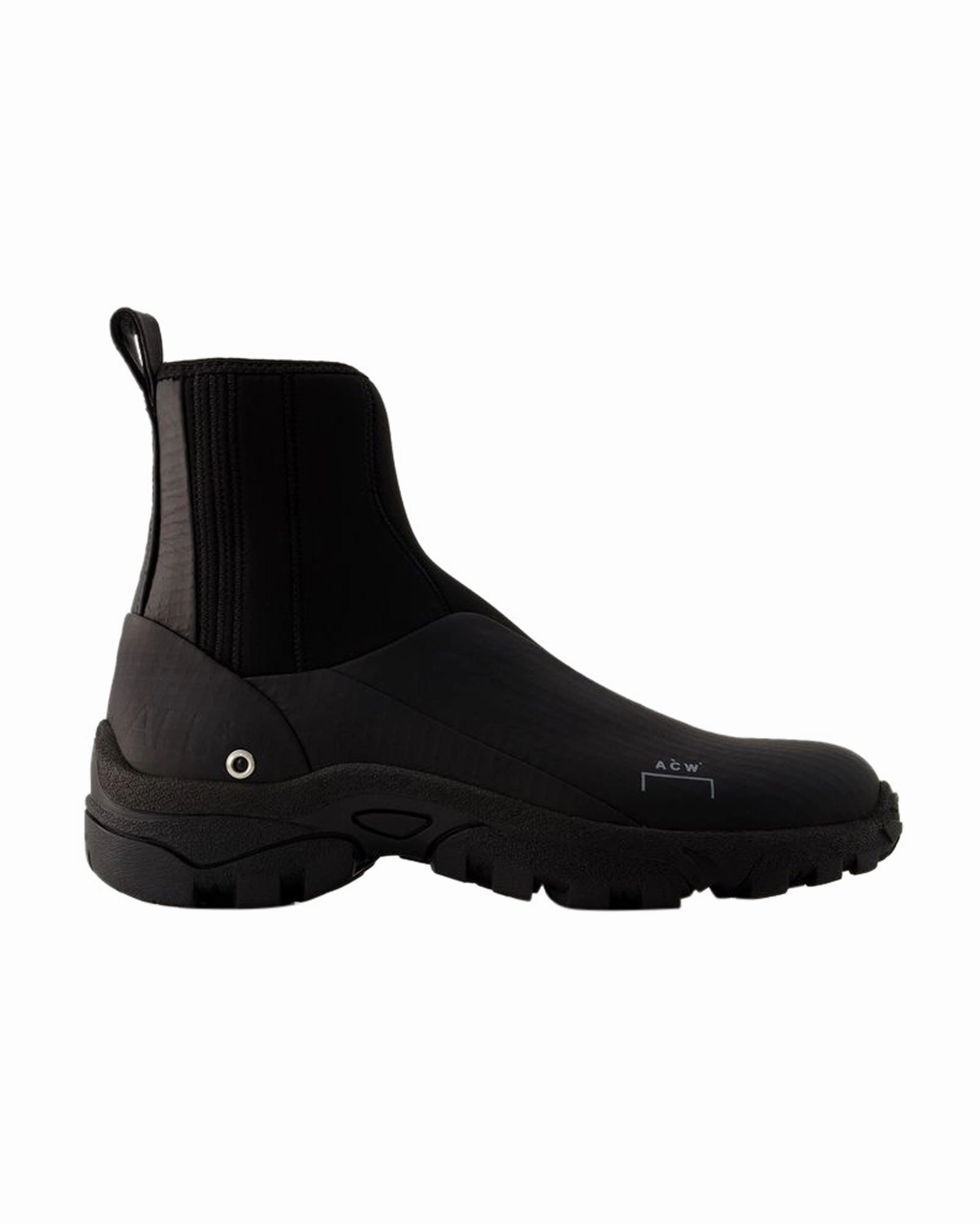 Subtle Lines Nc.1 Dirt Ankle Boots - A Cold Wall - Leather - Black