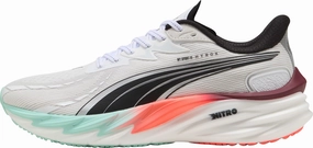 Puma Velocity Nitro 4 HYROX Mens Running Shoes - White Comfortable Footbed Anti Slip Traction