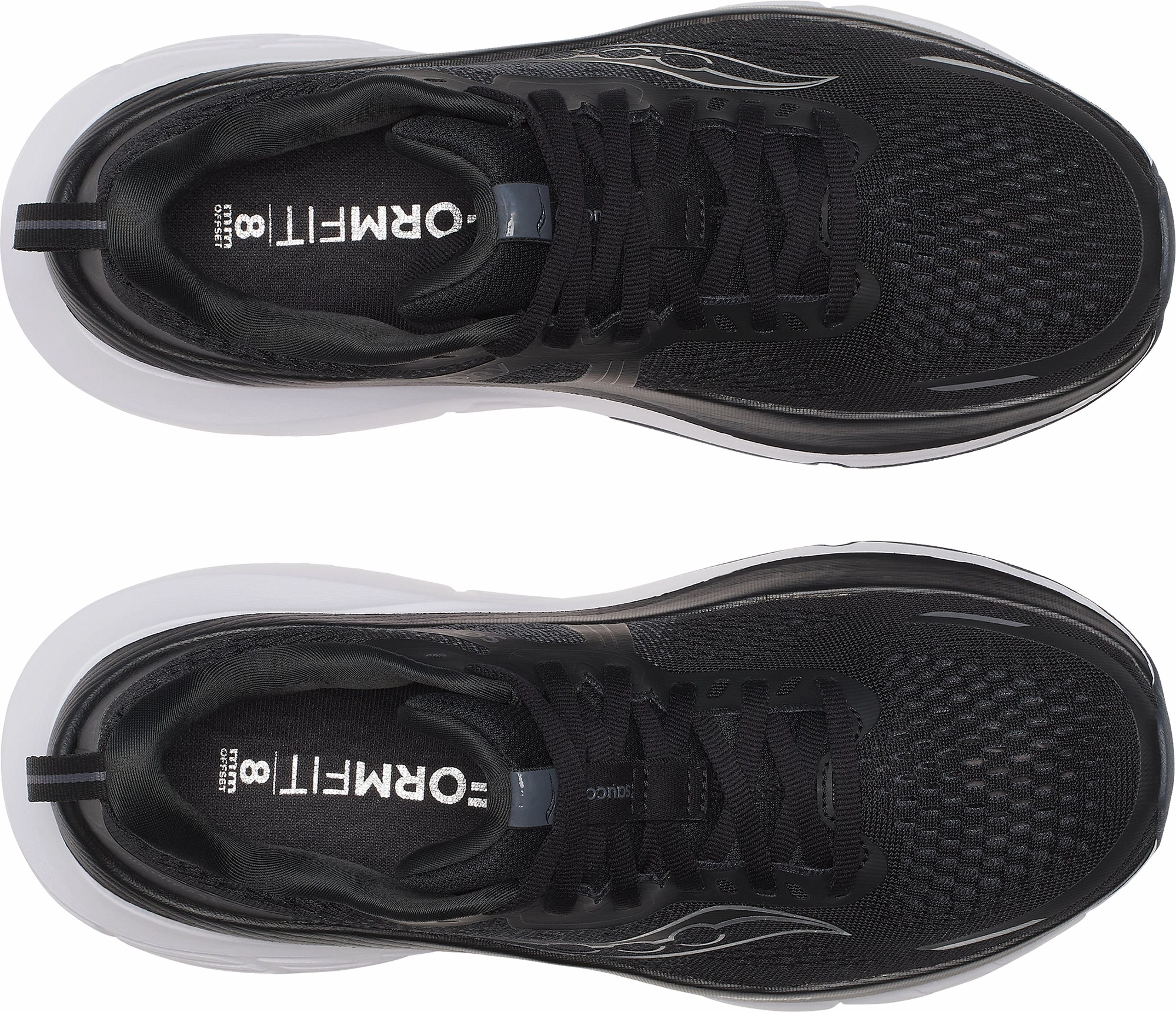 Saucony Guide 18 WIDE FIT Womens Running Shoes - Black hydration pack Gym accessory