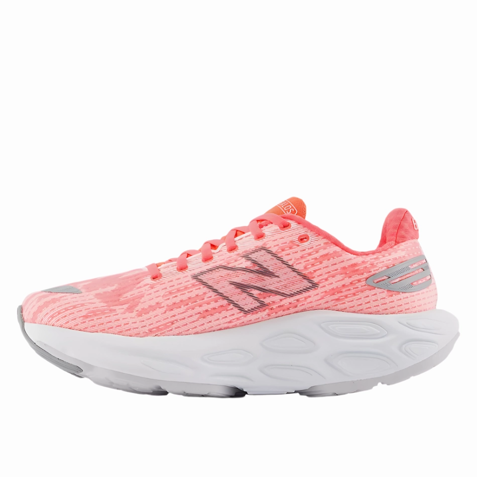 New Balance Men's Balos Running Shoes in Urgent Red/Grey Matter/Silver Metallic AW25 Soft Roll Technology