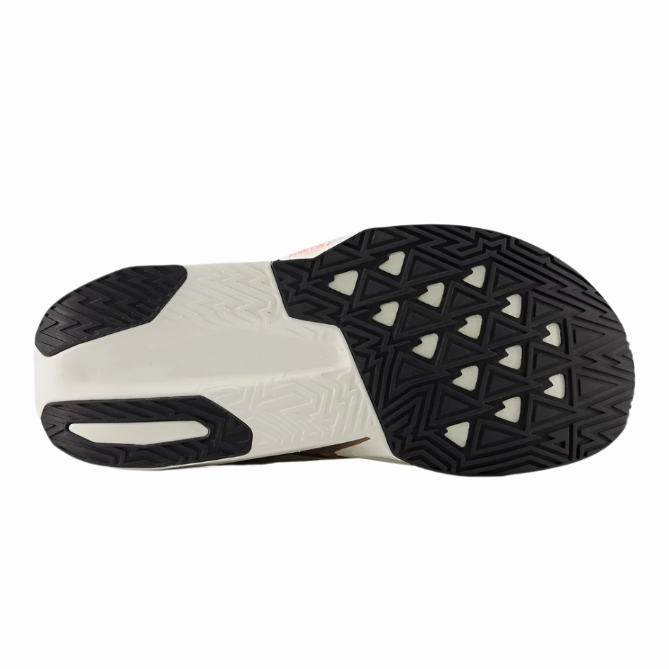 Toe Space New Balance Men's Fuelcell Rebel v5 Running Shoes in Angora/Earth Shadow/Sea Salt AW25