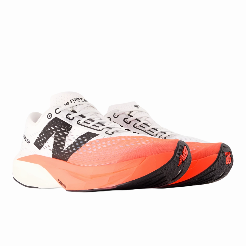 New Balance Men's Fuelcell Supercomp Pacer v2 Running Shoes in Urgent Red/White/Black AW25 Comfort arch support