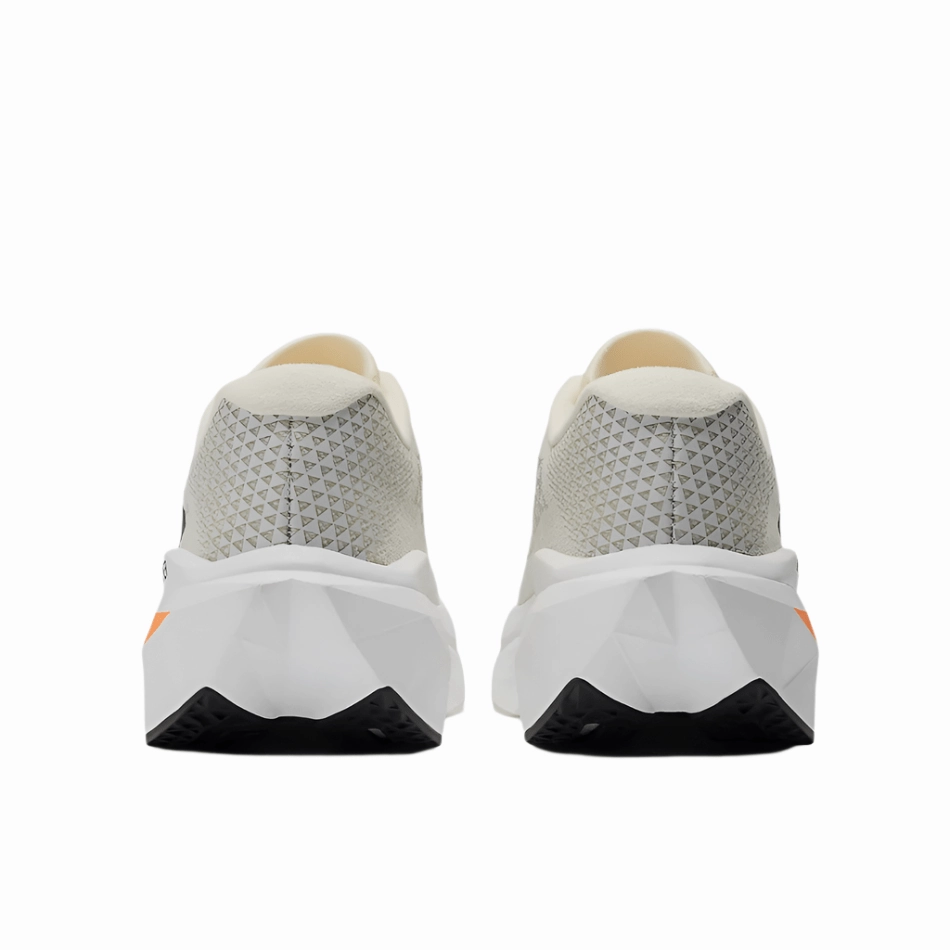 New Balance Men's FuelCell SuperComp Trainer V3 Running Shoes in Angora with Hot Mango and Black SS25 vegan shoes rugby shoes