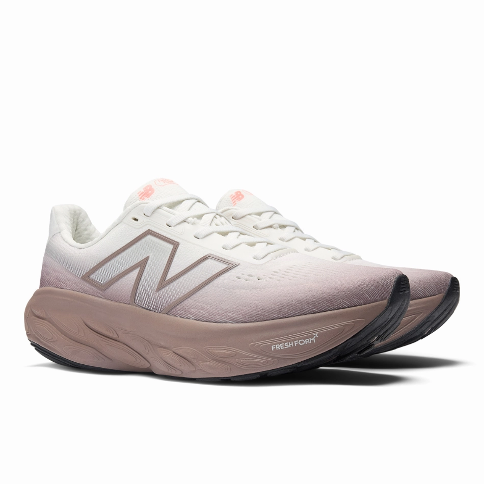 New Balance Women's 1080 v14 Running Shoes in Earth Shadow/Reflection/Urgent Red AW25 Health - oriented functional - design shoes