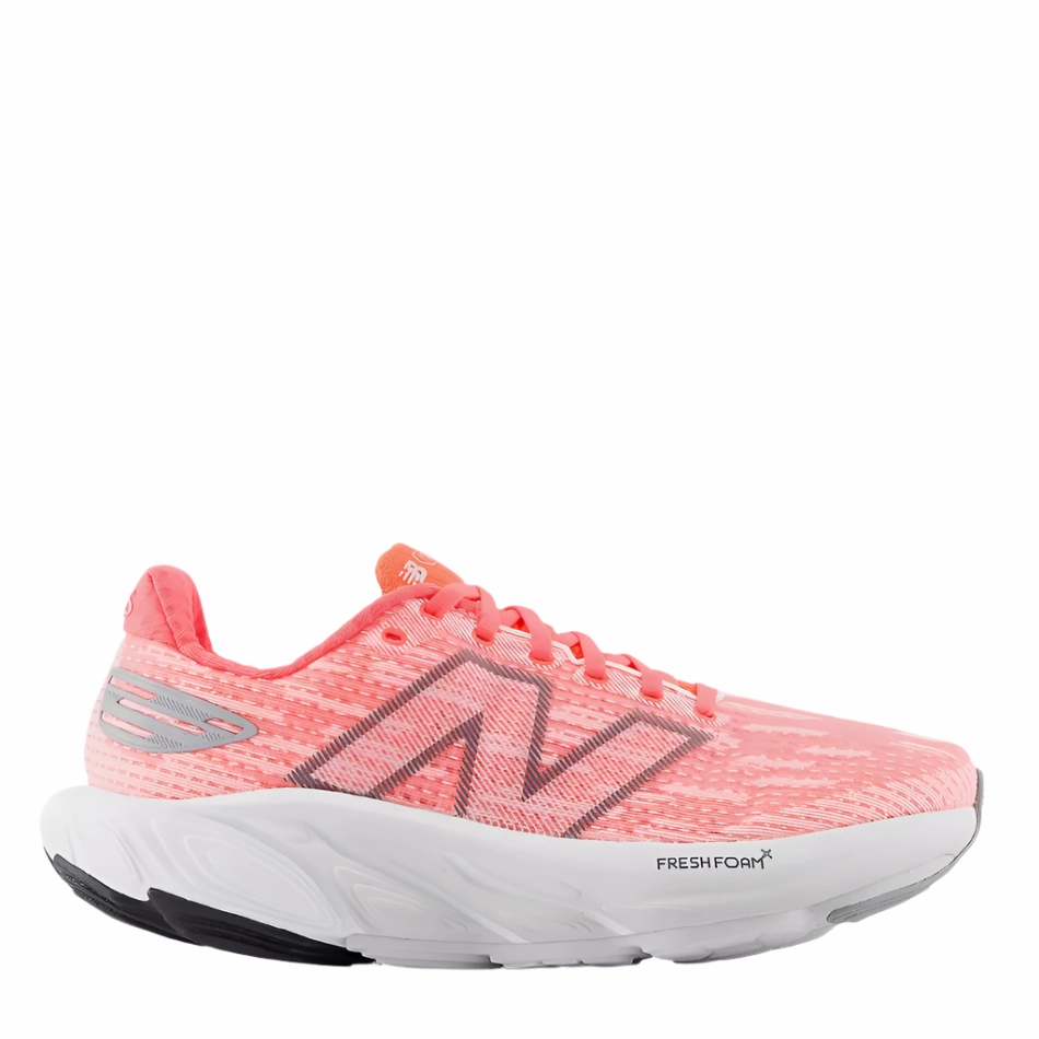 tassel - decorated running gear New Balance Women's Balos Running Shoes in Urgent Red/Grey Matter/Silver Metallic AW25