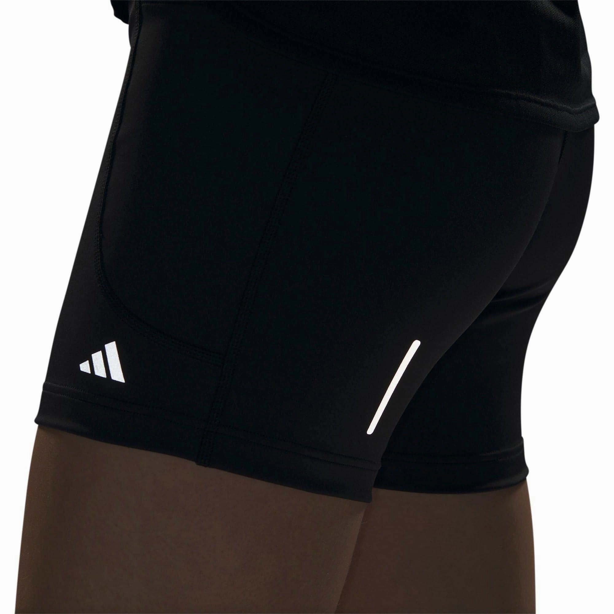 adidas DailyRun 5 Inch Womens Short Running Tights - Black On The Go