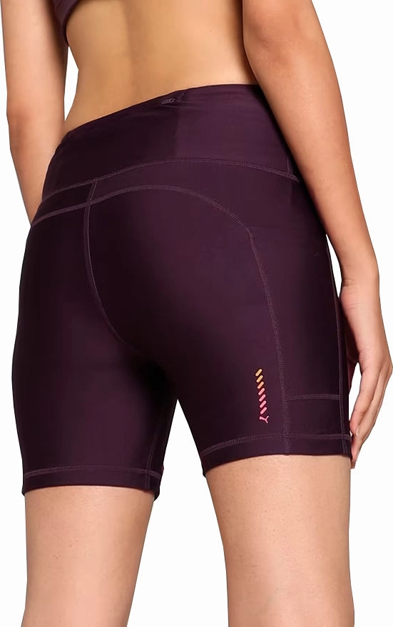 Office Attire Simple Waist Puma Run Ultraform 6 Inch Womens Short Running Tights - Purple