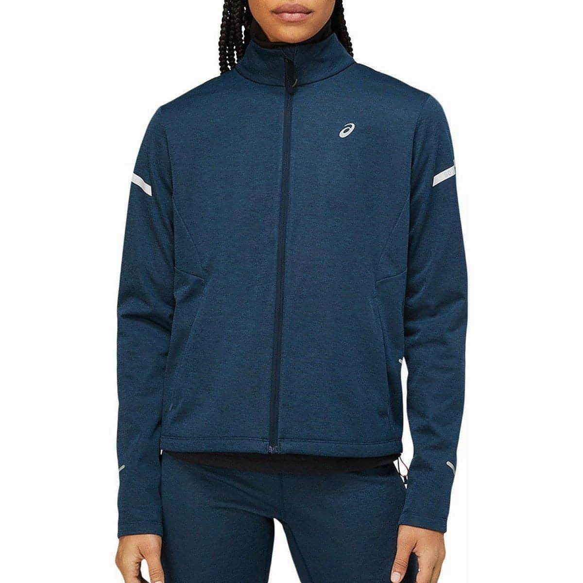 Asics Lite-Show Winter Womens Running Jacket - Navy Souvenir Unique