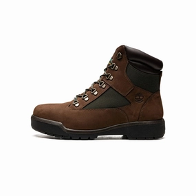 Seamless Comfort Adventure Seeker Feather Light Nature Lover Timberland 6 Inch Waterproof Field Boot Dark Brown Nubuck  TB-0A18AH-D47 Men's