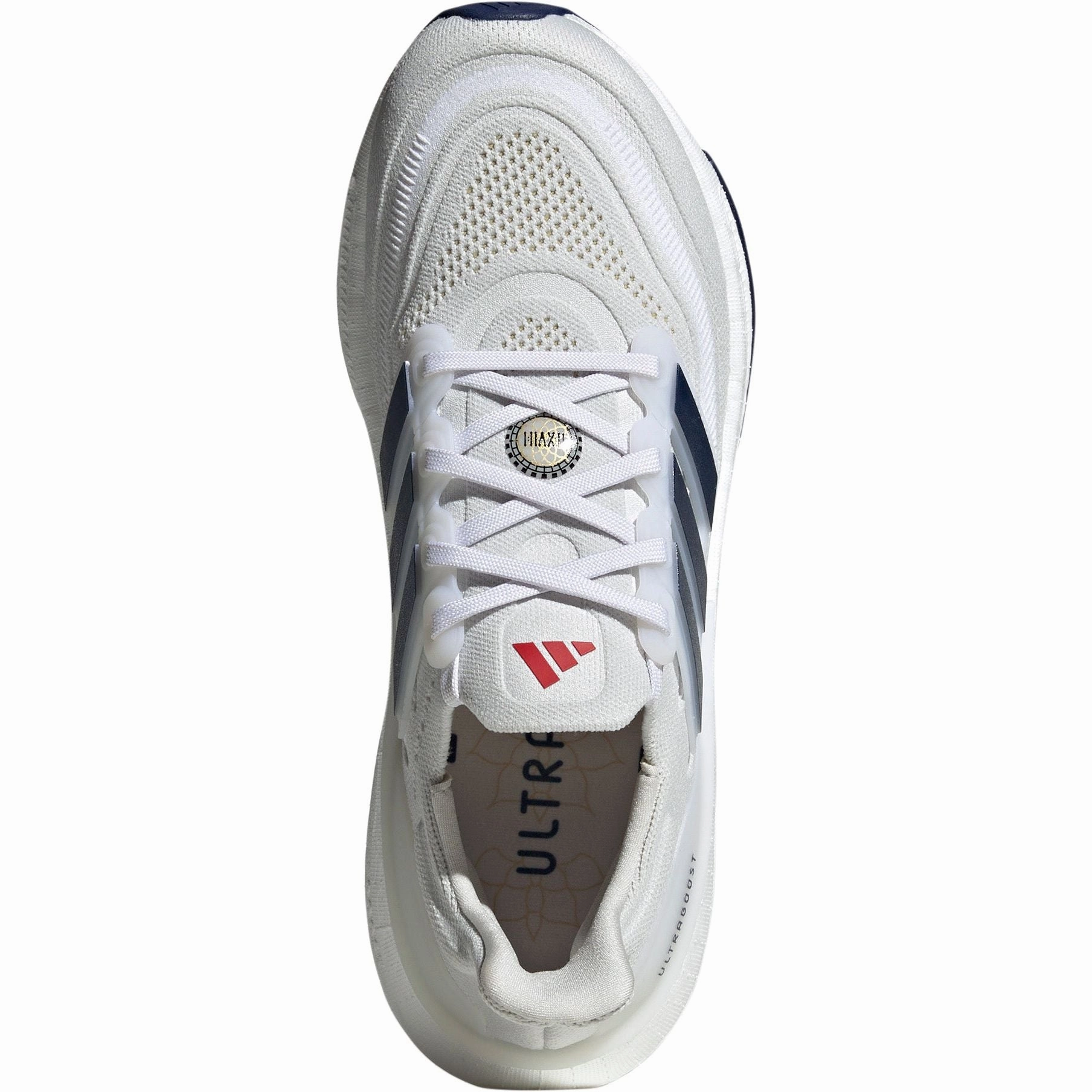 Orthopedic Footbed Support adidas Ultra Boost Light Mens Running Shoes - White