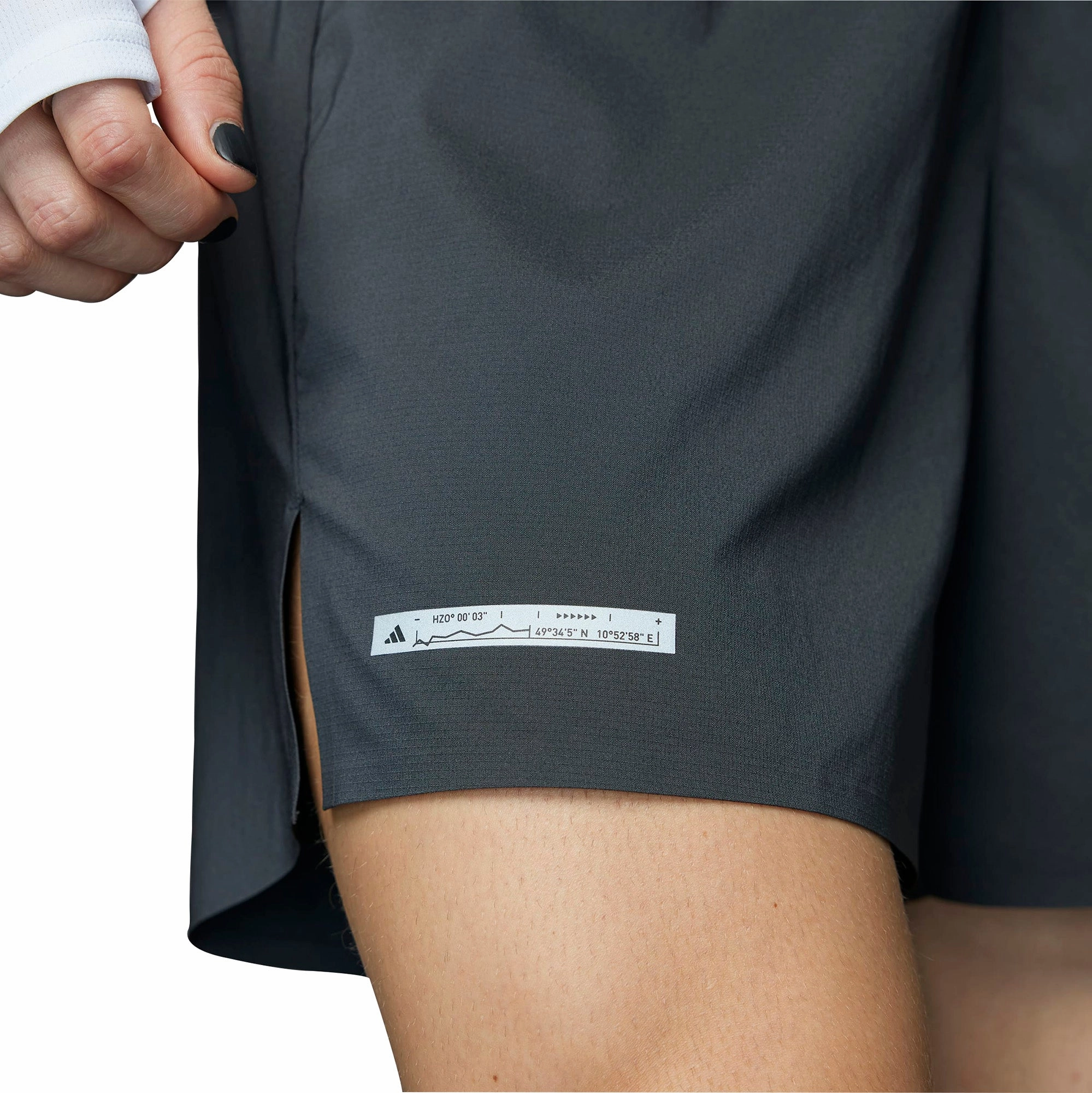 Fit Flex adidas Designed For Running Ultimate 5 Inch Mens Running Shorts - Black