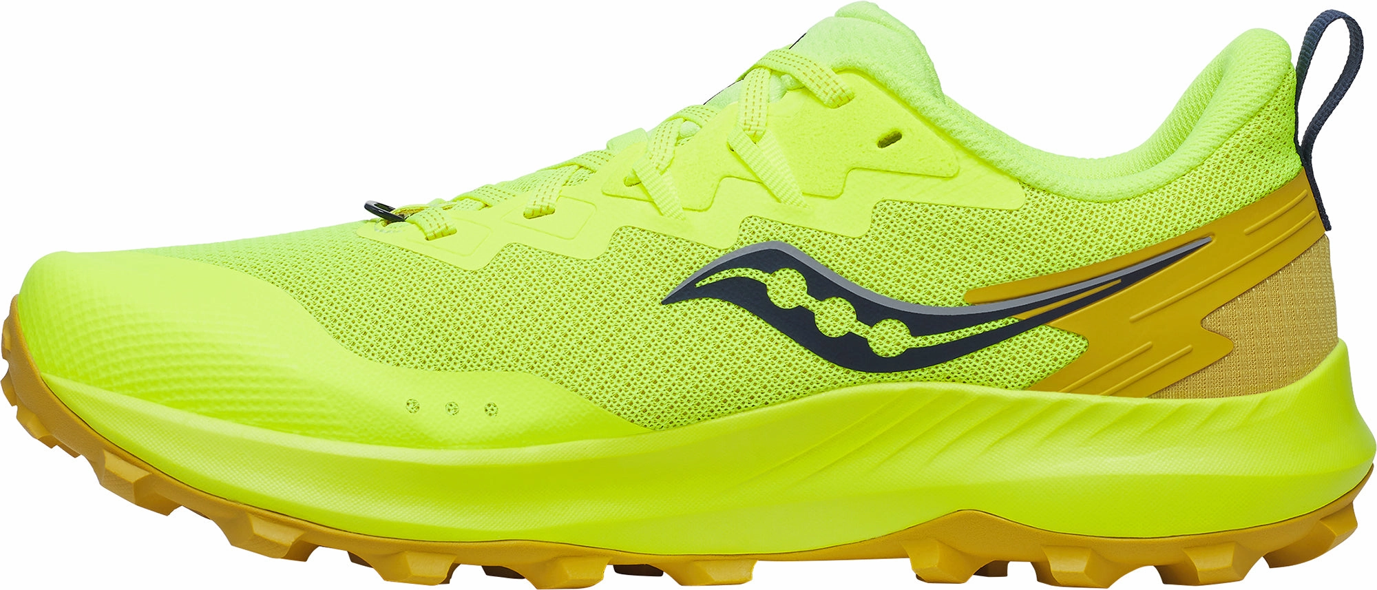 Saucony Peregrine 14 Mens Trail Running Shoes - Yellow Anti Skid