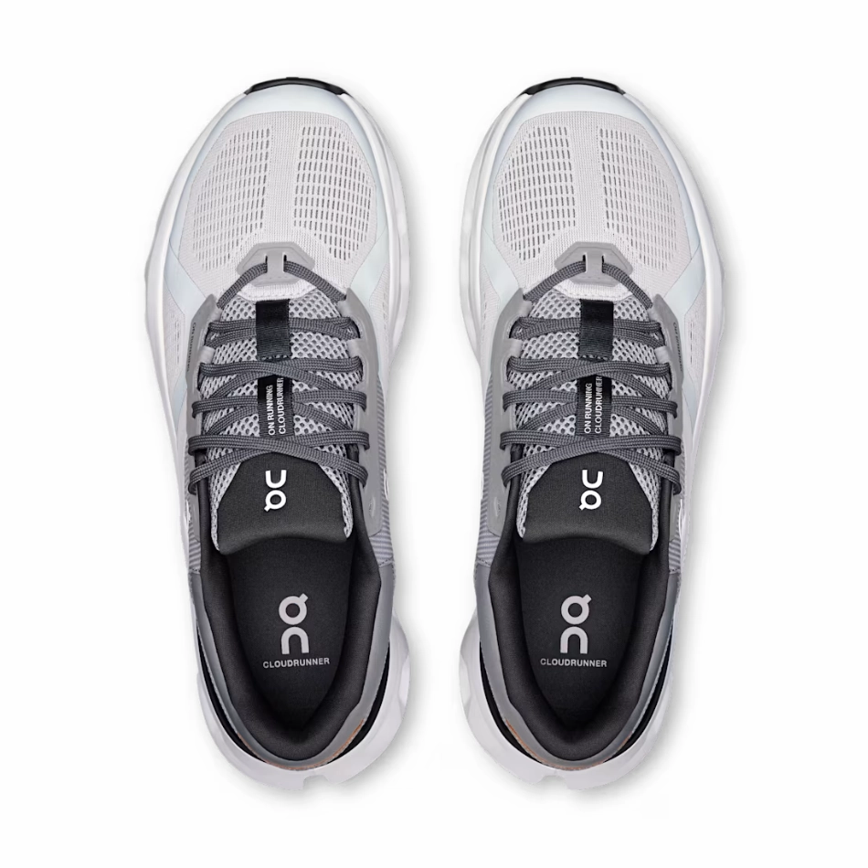 On Men's Cloudrunner 2 Running Shoes in Wolf/Ivory SS25 multi - colored shoes Traction Control