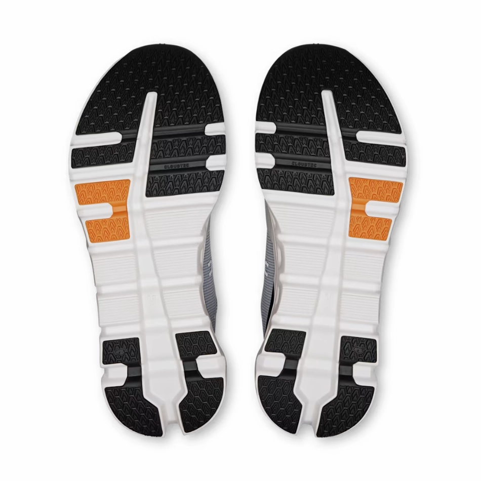 On Men's Cloudrunner 2 Running Shoes in Wolf/Ivory SS25 running in fog shoes