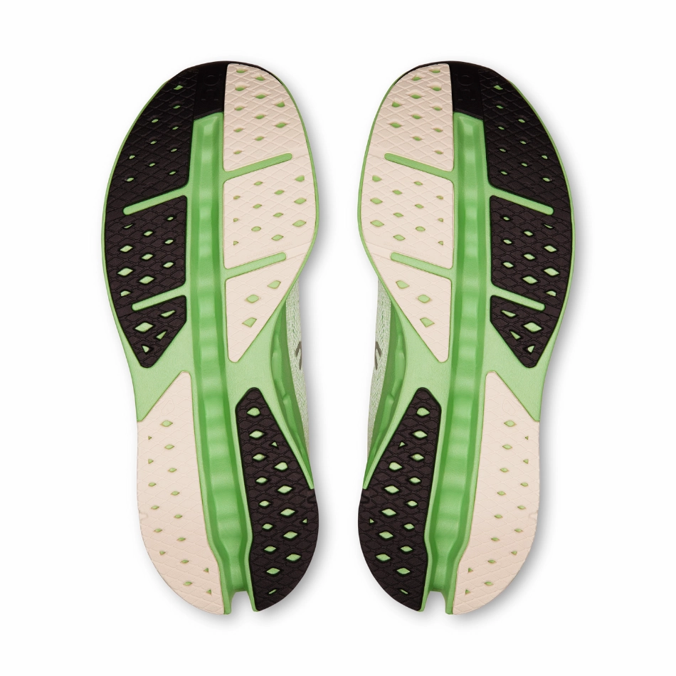 Flex Fit Technology All - Surface On Men's Cloudsurfer Max Running Shoes in Ivory/Honeydew AW25