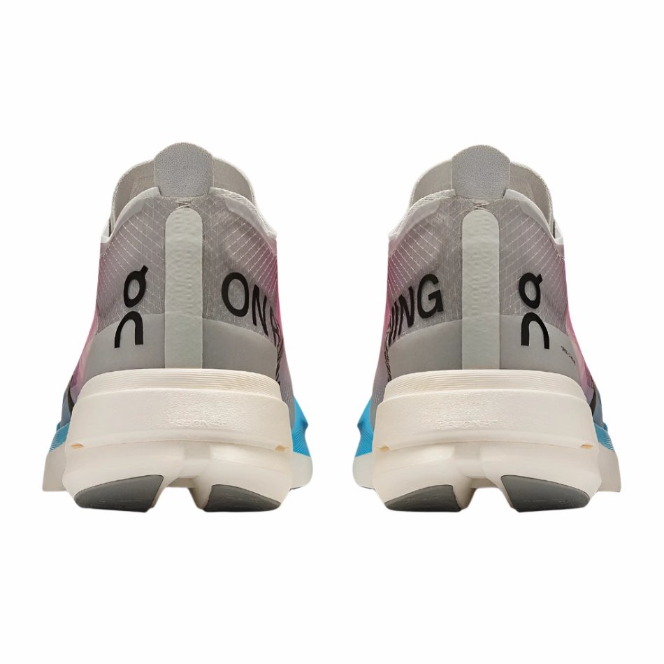 proper alignment On Women's Cloudboom Strike Running Shoes in White/Horizon AW25