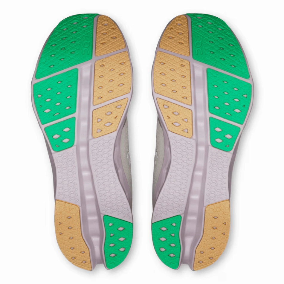 running in a lagoon area shoes On Women's Cloudsurfer 2 Running Shoes in Pearl/Orchid SS25