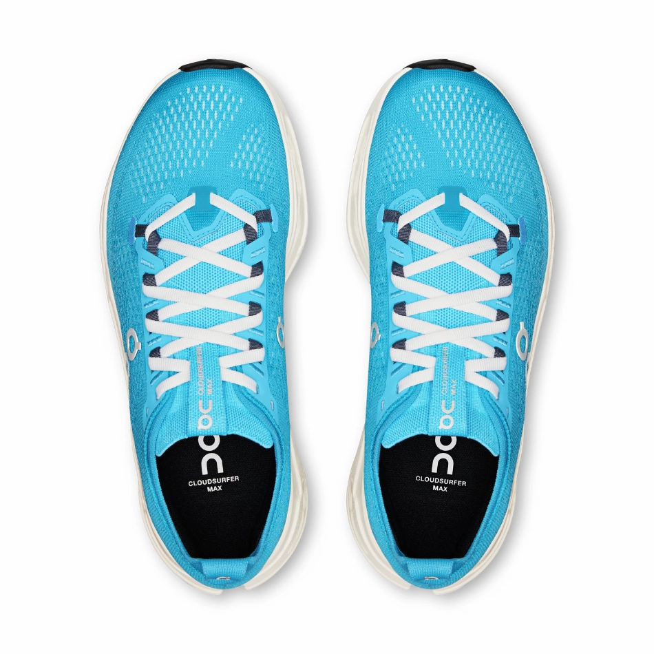 contoured shoes On Women's Cloudsurfer Max Running Shoes in Horizon/Ivory AW25
