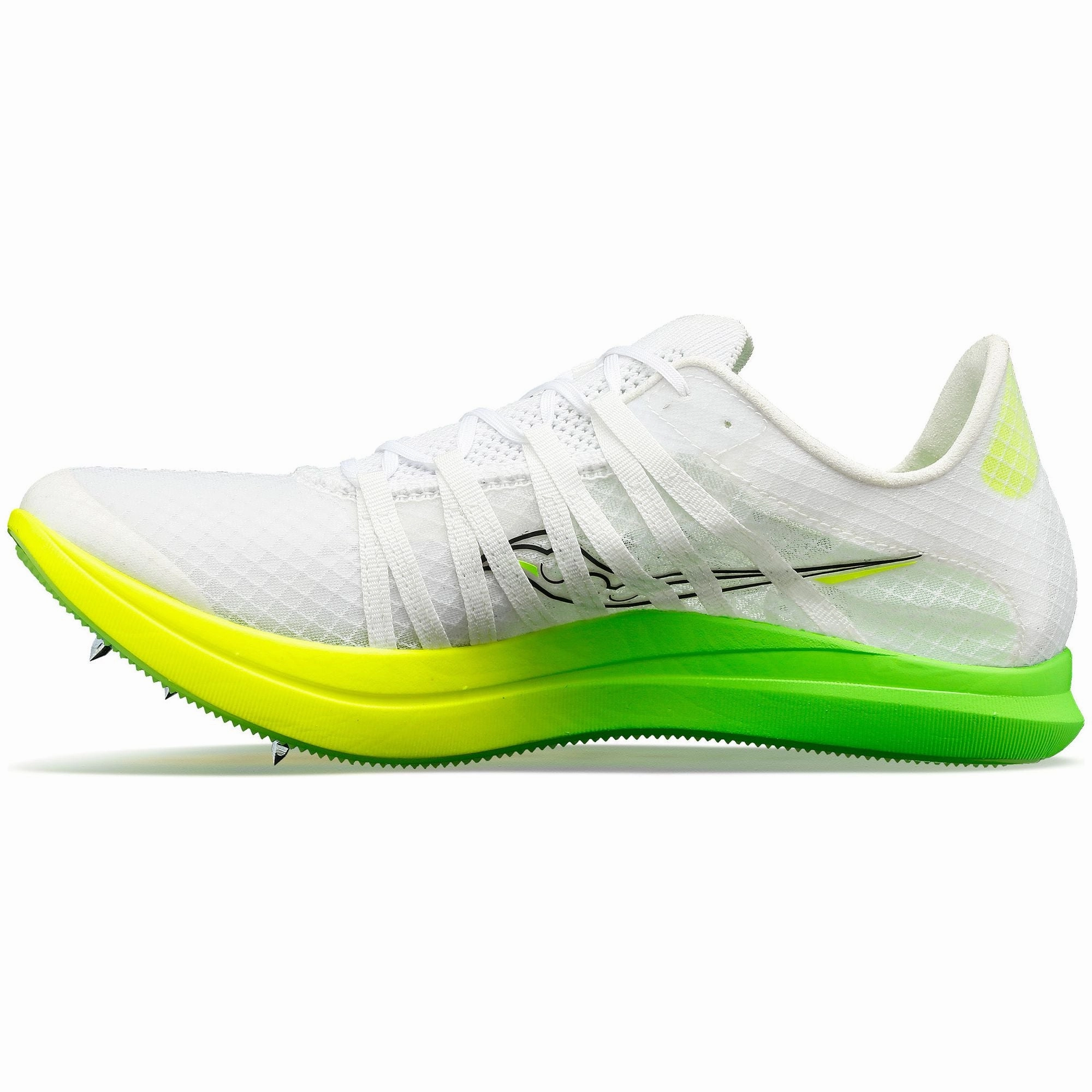 Off Field Saucony Terminal VT Womens Running Spikes - White