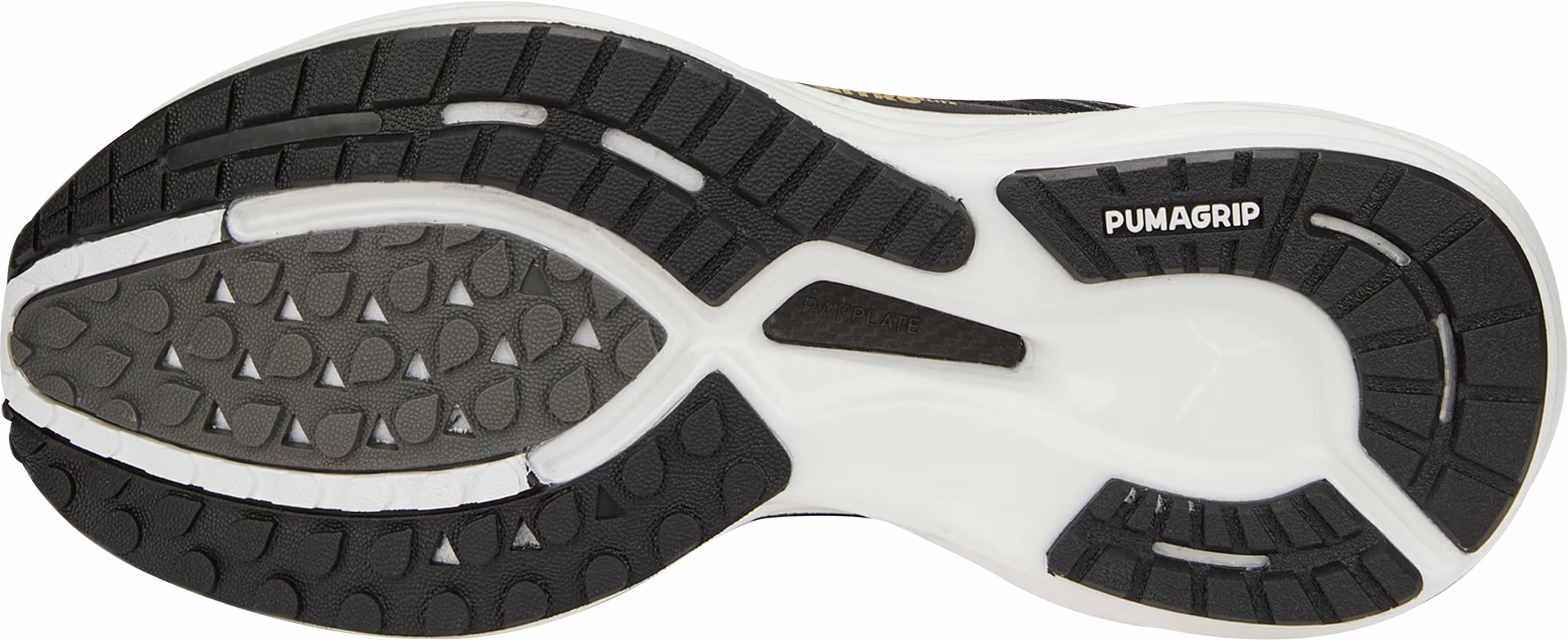 Full Grip Puma Deviate Nitro 2 Womens Running Shoes - Black