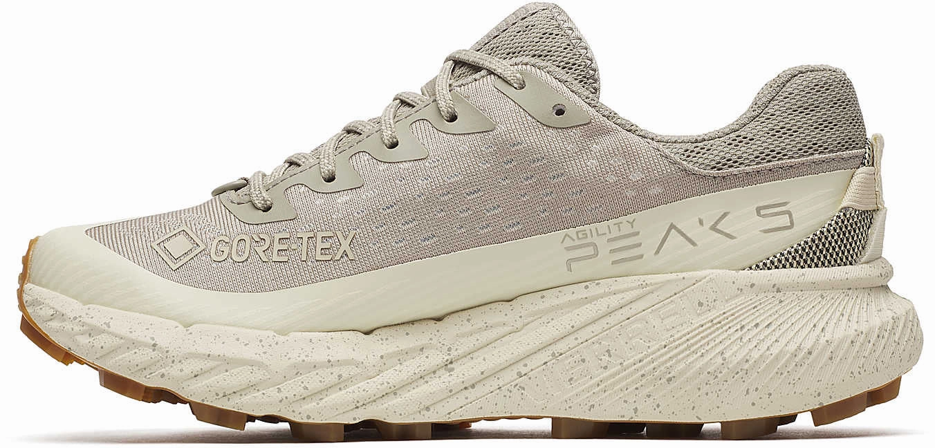 Long Wear Comfort Hyper Flex Midsole Merrell Agility Peak 5 GORE-TEX Womens Trail Running Shoes - Grey