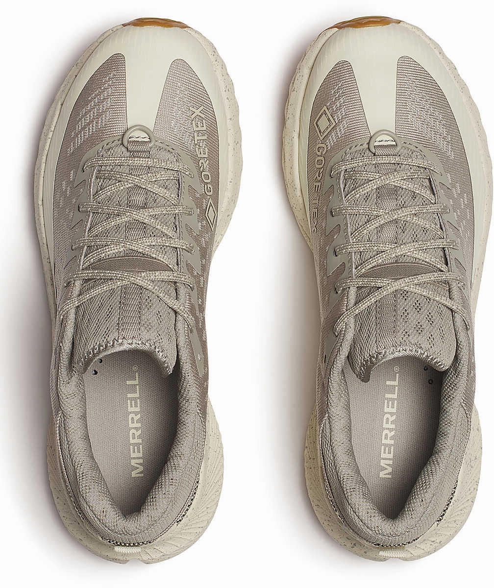 firm - midsole shoes Seamless Toe Box Design Merrell Agility Peak 5 GORE-TEX Womens Trail Running Shoes - Grey