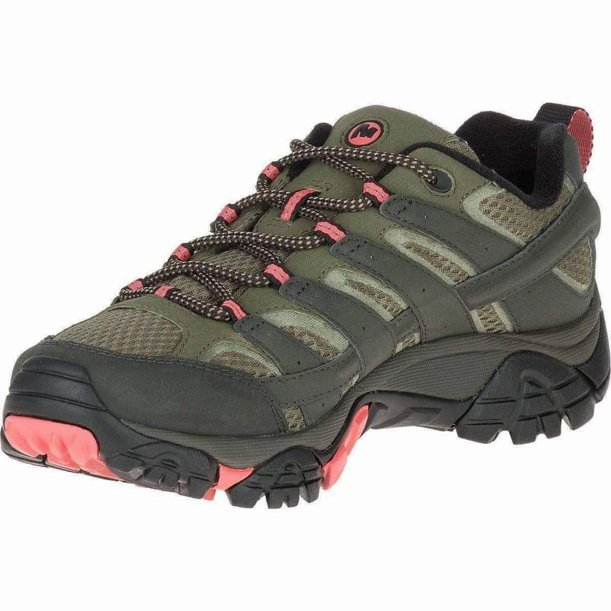 Merrell Moab 2 GORE-TEX Womens Walking Shoes - Green Outdoor Climb