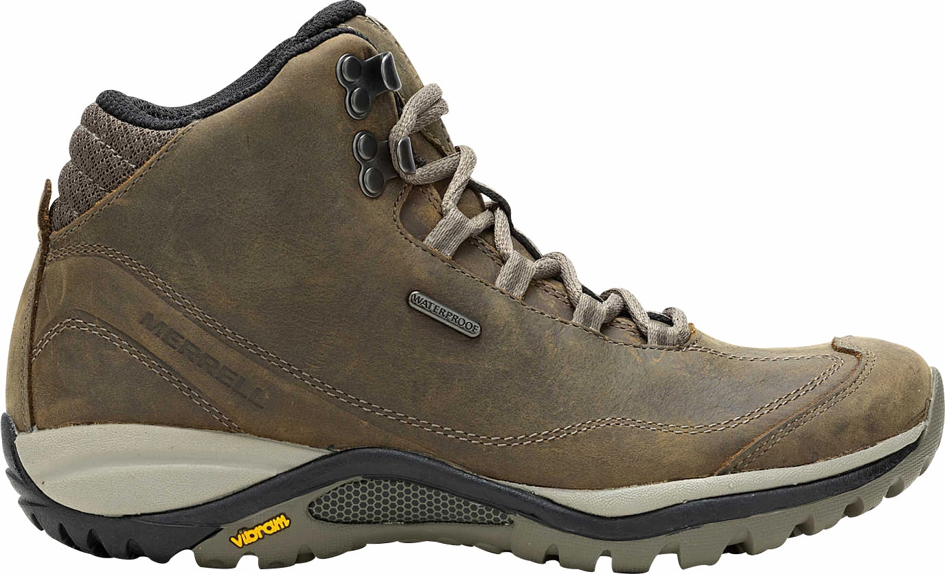 Rock Terrain Merrell Siren Traveller 3 Mid Womens Waterproof Walking Boots - Brown