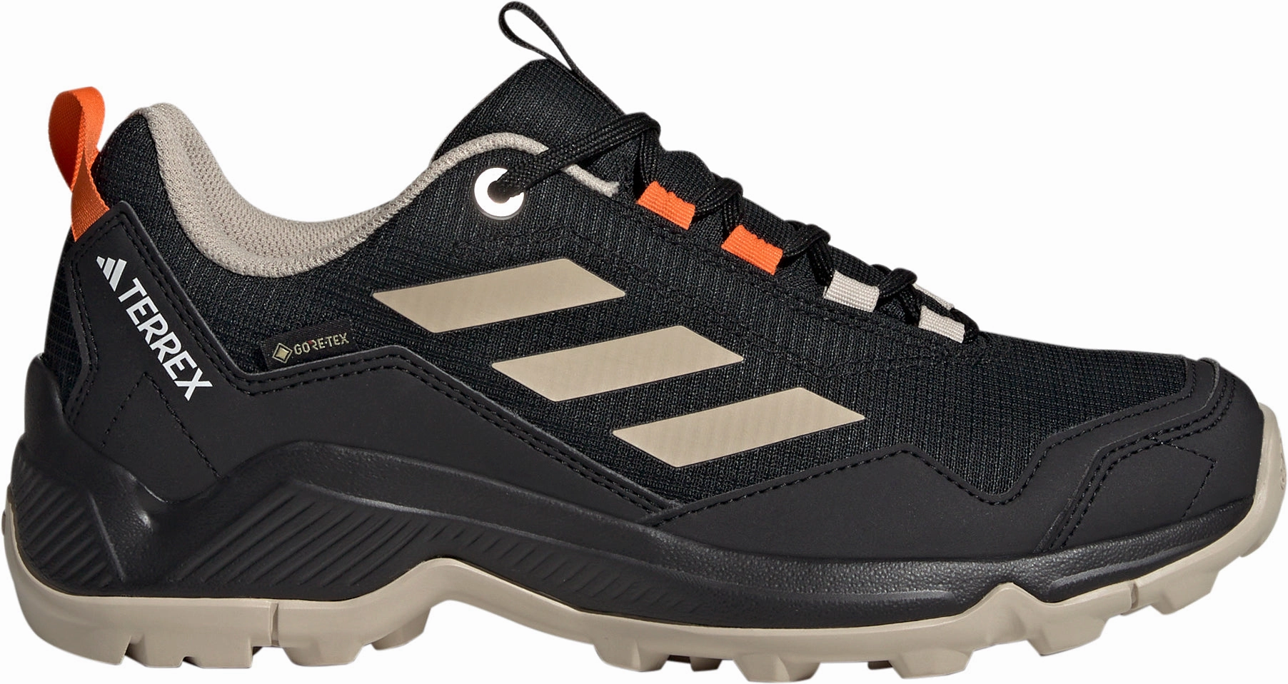 adidas Terrex Eastrail GORE-TEX Womens Walking Shoes - Black Sturdy Leather Outdoorsy Vibe