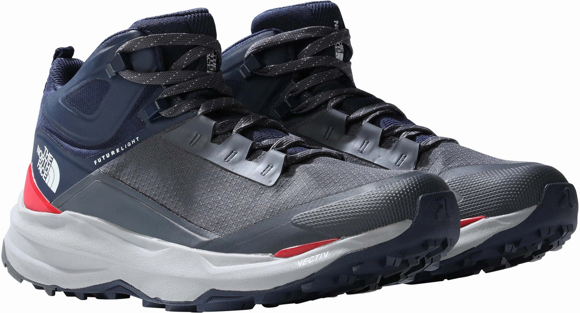 The North Face Vectiv Exploris II Mid FutureLight Mens Walking Boots - Grey Hiker Ready Endurance Comfort