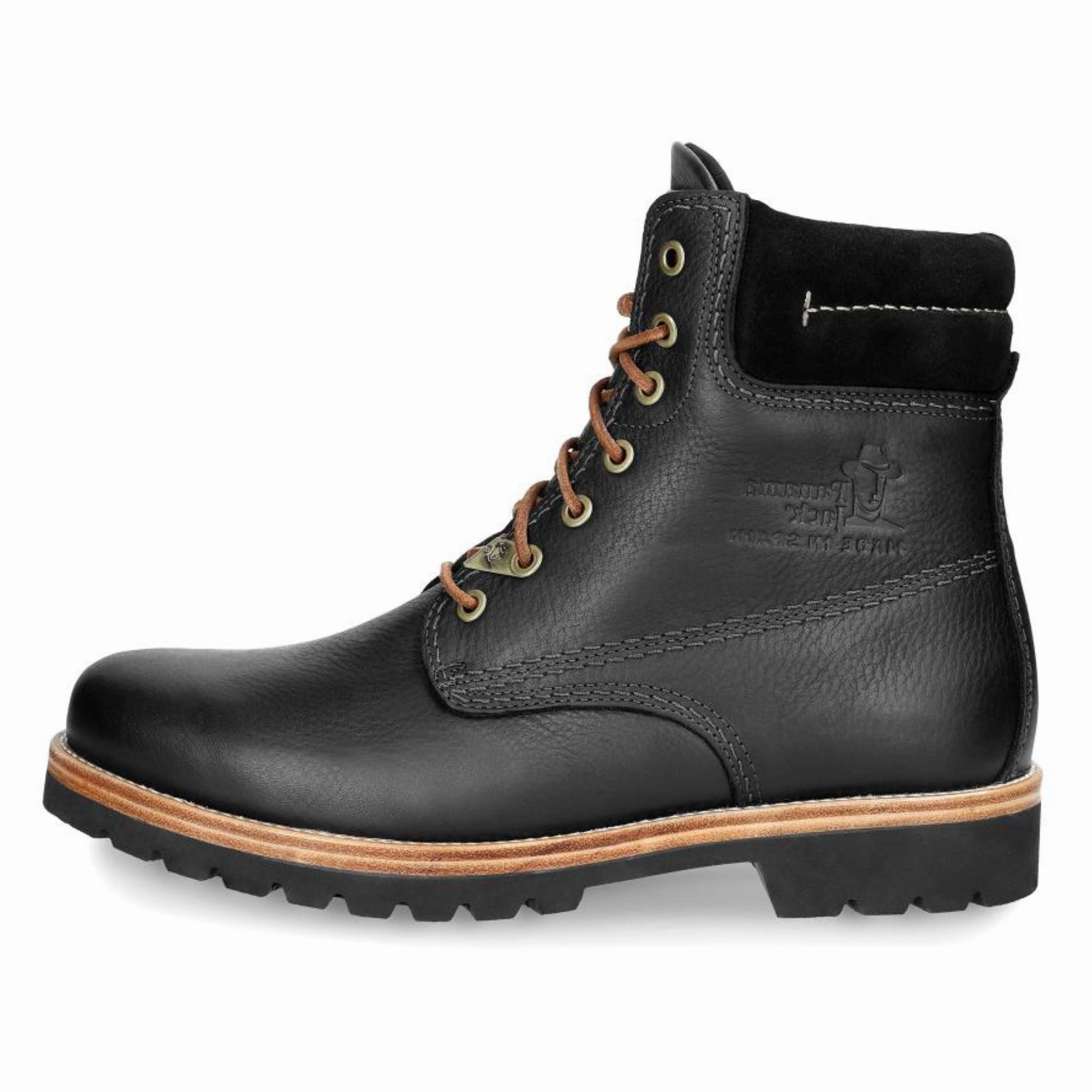 Shock Absorbing Rough Terrain Panama Jack Panama 03 C27 - Men's Leather Ankle Boots