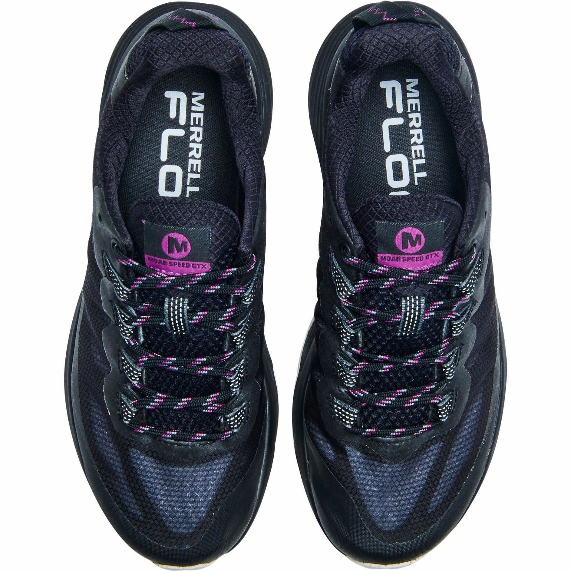 Merrell Moab Speed GORE-TEX Womens Walking Shoes - Black Climbing Terrain Fit