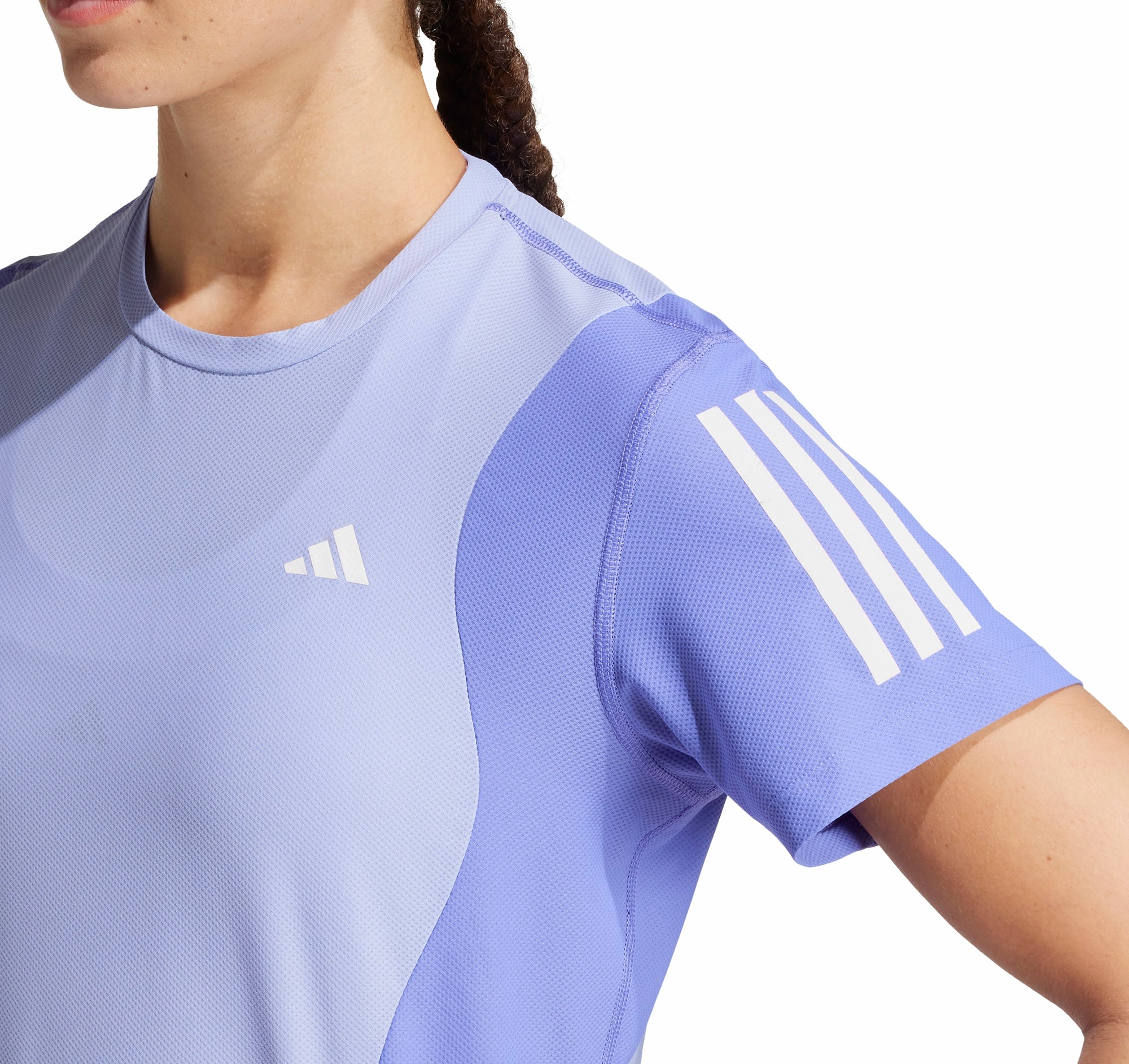 Simple Yet Elegant adidas Own The Run Short Sleeve Womens Running Top - Blue