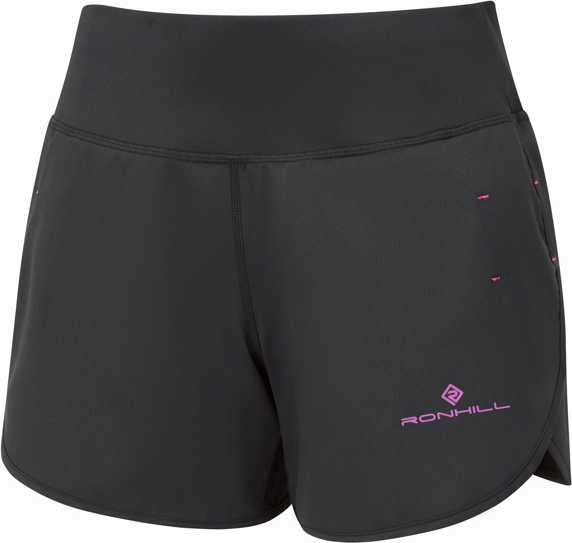 teen clothing Everyday Flex Ronhill Tech 4.5 Inch Womens Running Shorts - Black