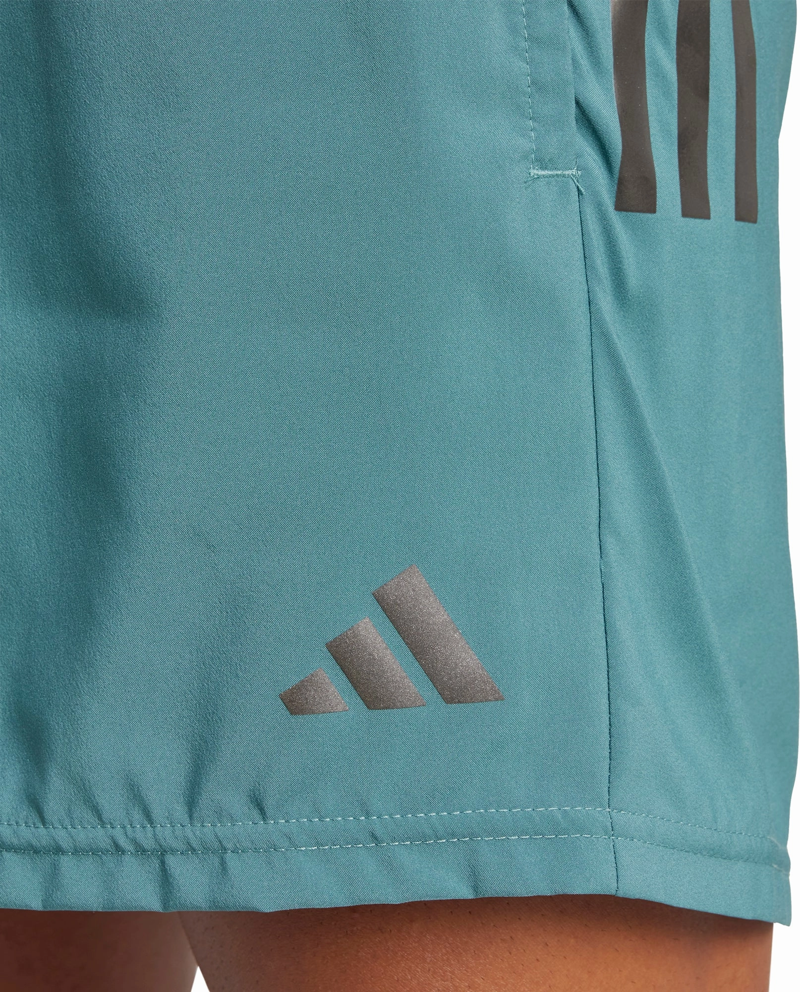 Core Stretch Urban Flex adidas Own The Run 5 Inch Mens Running Shorts - Green