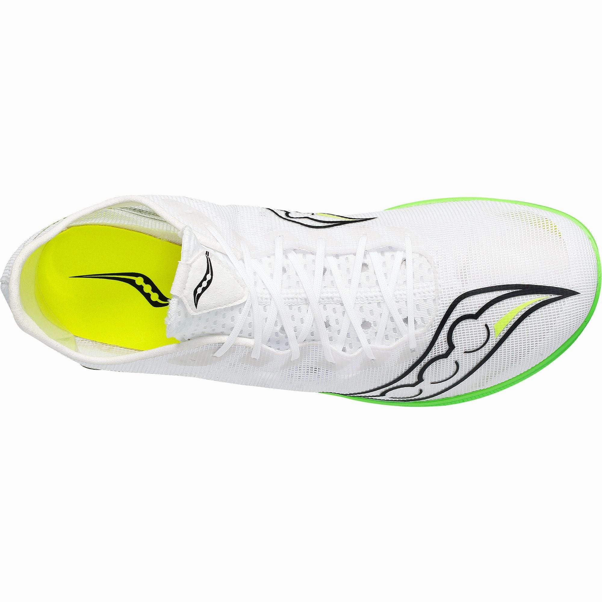 Saucony Endorphin Cheetah Mens Running Spikes - White Daily Training Wide Support